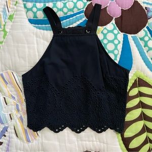 A&F Cute Navy Crop Top